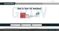 Desktop Screenshot of executivetalents.be
